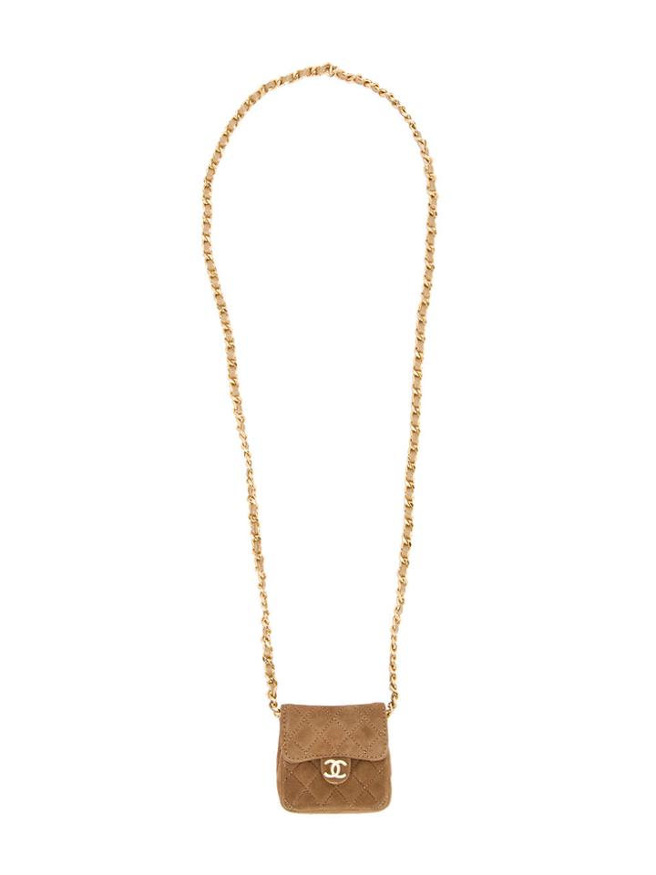 Chanel Vintage Flap Shoulder Pouch - Brown