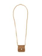Chanel Vintage Flap Shoulder Pouch - Brown