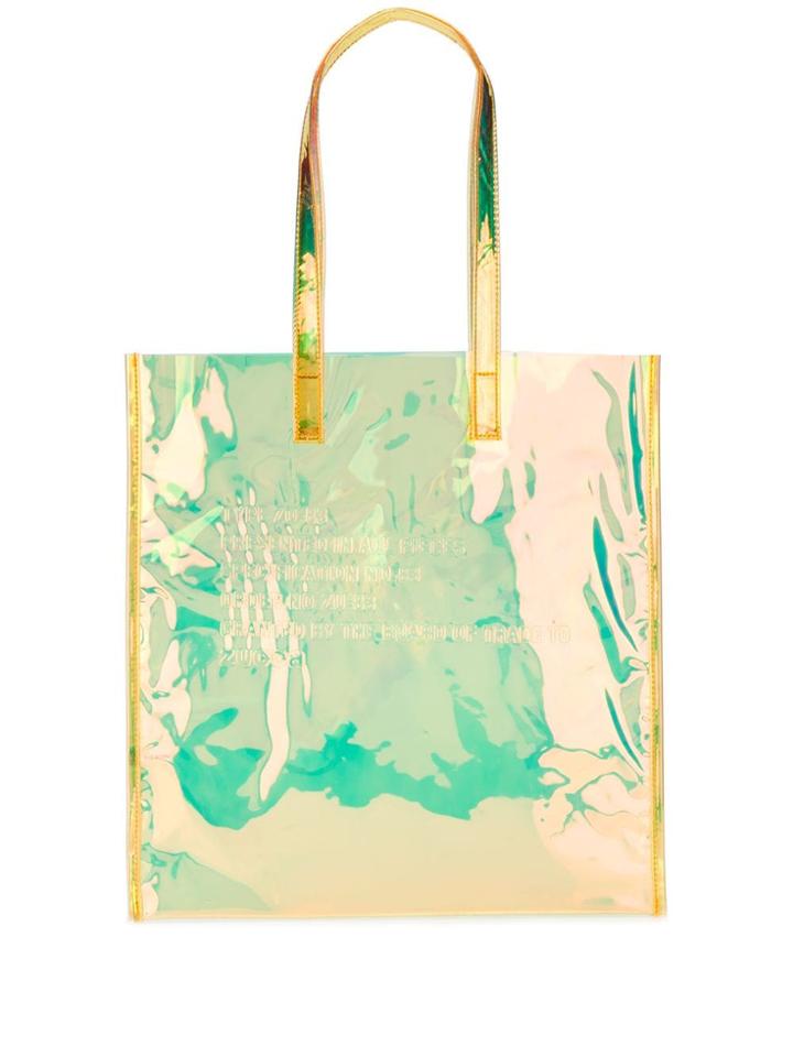 Zucca Transparent Tote Bag - Yellow