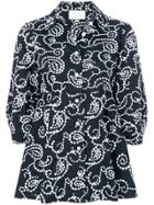 Alexis Embroidered Shirt - Black