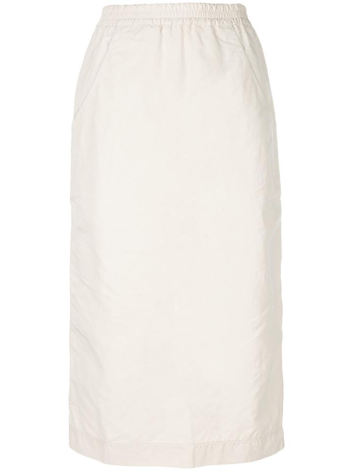 Walk Of Shame High Waisted Pencil Skirt - Nude & Neutrals