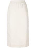 Walk Of Shame High Waisted Pencil Skirt - Nude & Neutrals