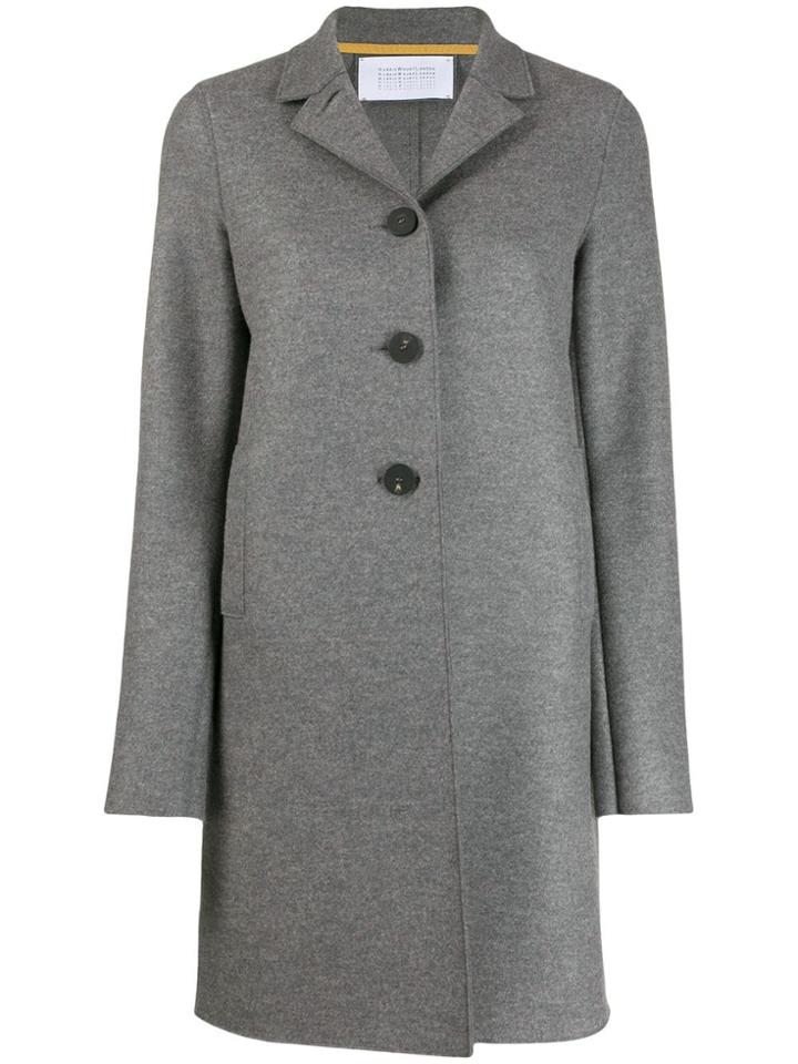 Harrys Of London Single-breasted Regular-fit Coat - Grey