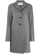 Harrys Of London Single-breasted Regular-fit Coat - Grey
