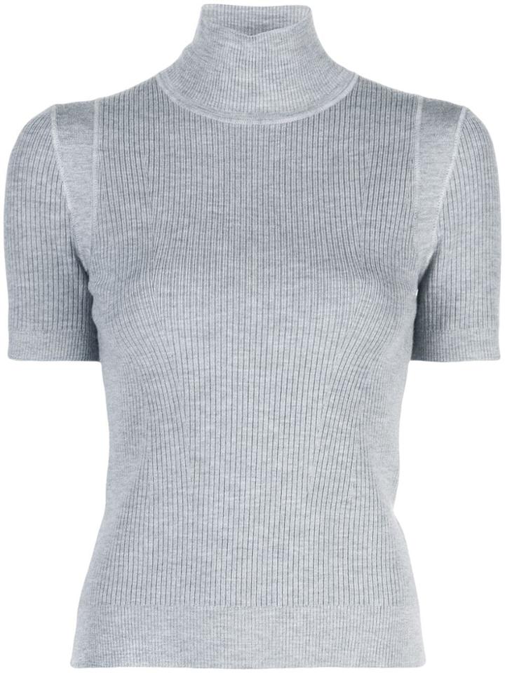 Jason Wu Ribbed Knit Top - Grey