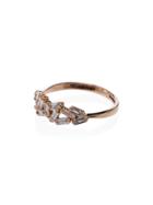 Suzanne Kalan Chevron Diamond Ring - Rose Gold