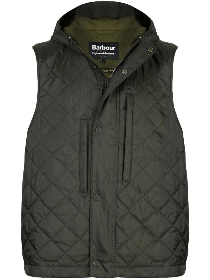 Barbour X Engineered Garments Hooded Gilet - Green