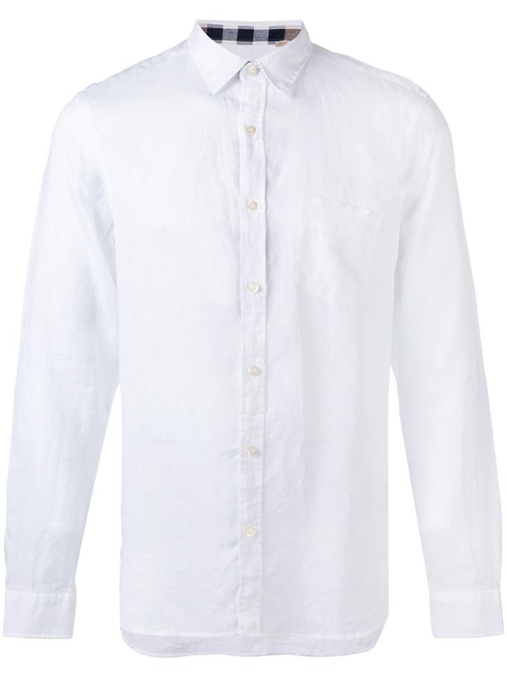 Lanvin Patchwork Plaid Shirt - Red