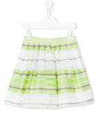 Il Gufo - Striped A-line Skirt - Kids - Cotton/nylon/polyester - 5 Yrs, Green