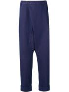 Gabriele Pasini Drop-crotch Trousers - Blue