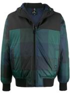 Ps Paul Smith Checked Padded Jacket - Green