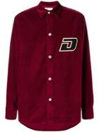 Drôle De Monsieur Velvet Button-down Shirt - Red