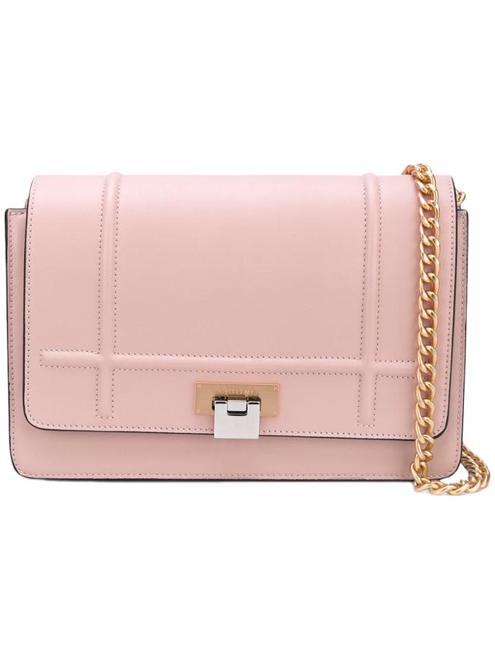 Visone Lizzy Medium Shoulder Bag - Pink & Purple
