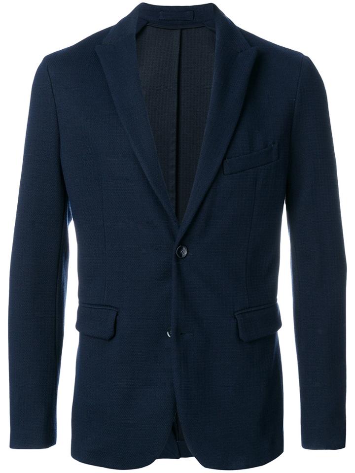 Paolo Pecora Giacca Tessuto Blazer - Blue