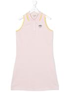 Kenzo Kids Sleeveless Polo Dress, Girl's, Size: 14 Yrs, Pink/purple