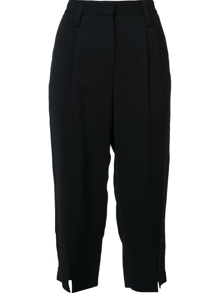 Maiyet Cropped Trousers, Women's, Size: 10, Black, Viscose