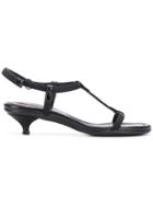 Prada Vintage T-bar Sandals - Black