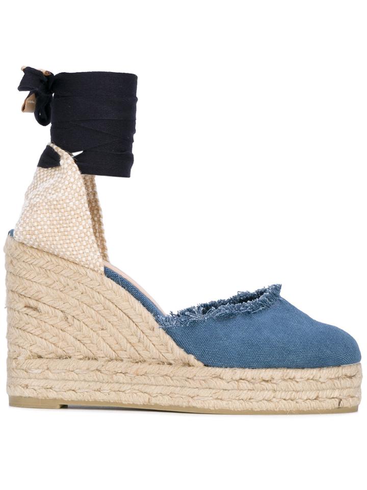 Castañer Wedge Espadrilles - Blue