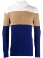 Tagliatore Colour Block Sweatshirt - White