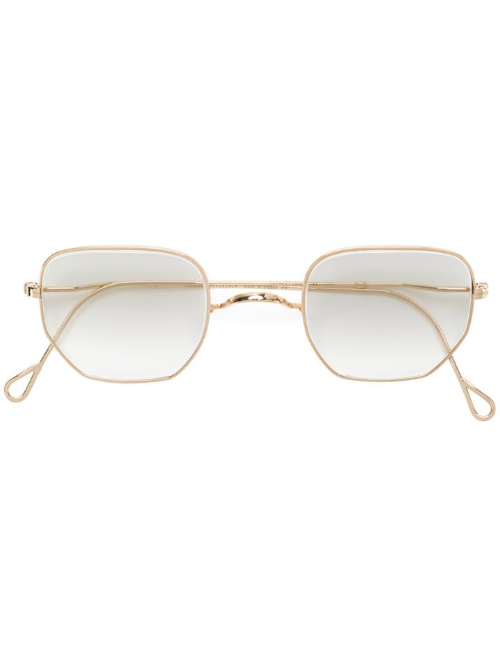 Gouverneur Audigier Rectangular Frame Sunglasses - Metallic