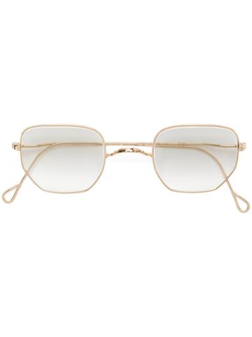 Gouverneur Audigier Rectangular Frame Sunglasses - Metallic