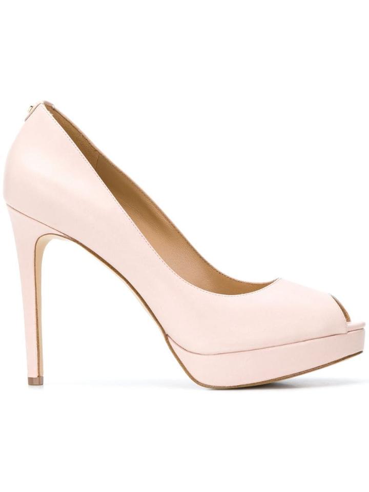 Michael Michael Kors Erika Peep Toe Pumps - Pink