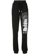 Haculla Printed Track Pants, Women's, Size: Xxs, Black, Cotton