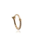 Loquet Diamond Loop Earring - Metallic