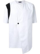 Consistence T-shirt Blazer Jacket, Men's, Size: 50, White, Cotton/wool