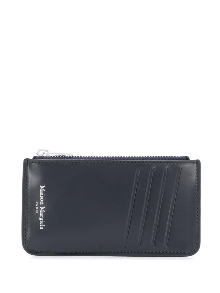 Maison Margiela Zipped Wallet - Blue