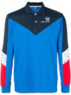 Sergio Tacchini Colour Block Polo Shirt - Blue