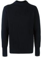 Andersen-andersen Crew Neck Jumper, Men's, Size: Large, Blue, Merino