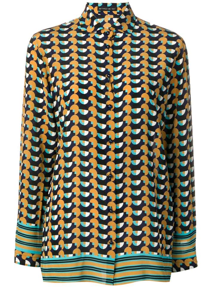 Etro All-over Print Shirt - Brown
