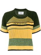 Quetsche Short-sleeve Striped T-shirt - Green