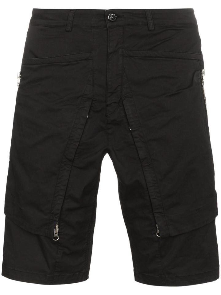 Stone Island Shadow Project Cotton Blend Gabardine Cargo Shorts -