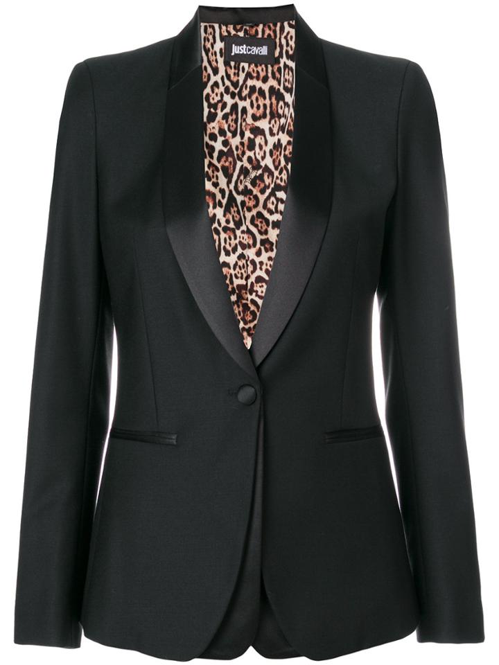 Just Cavalli Fitted Blazer - Black