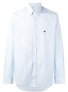 Etro Micro Print Shirt, Size: 43, Blue, Cotton
