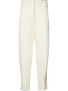 Derek Lam - Tapered Tailored Trousers - Women - Viscose - 38, White, Viscose