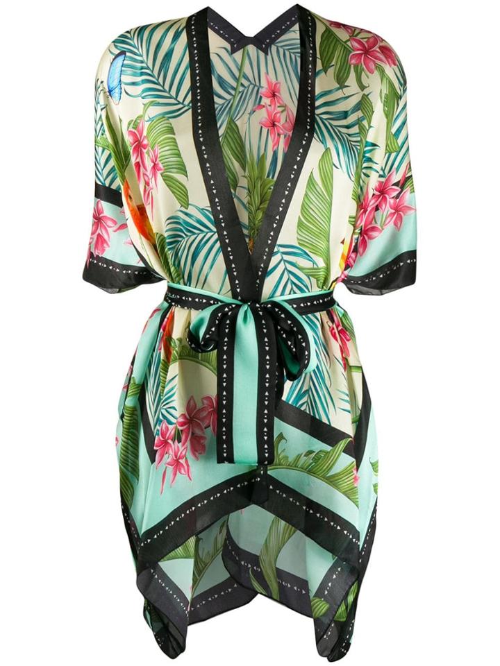 Mc2 Saint Barth Paradise Print Sarong - Green