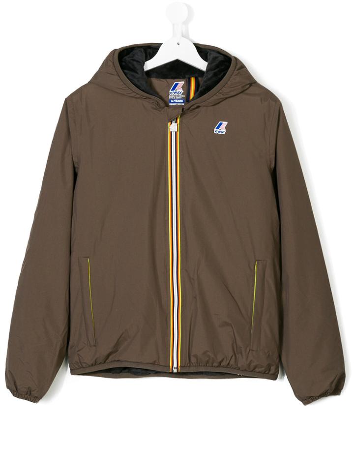K Way Kids Rain Jacket - Grey