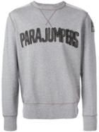 Parajumpers - Logo Patch Sweatshirt - Men - Cotton - L, Grey, Cotton