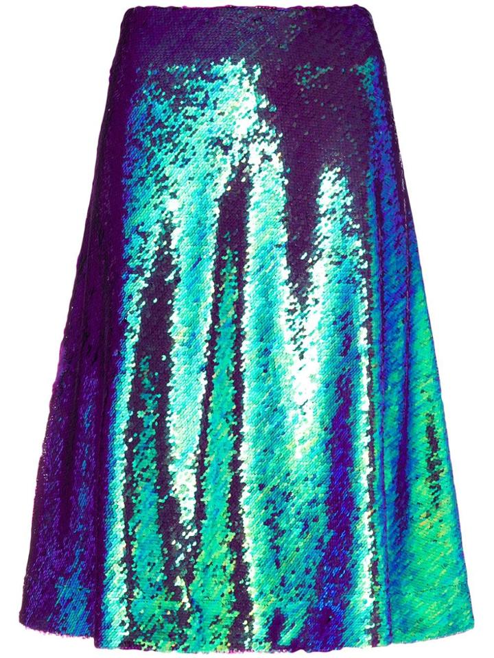 Peter Jensen Sequin Skirt - Pink & Purple