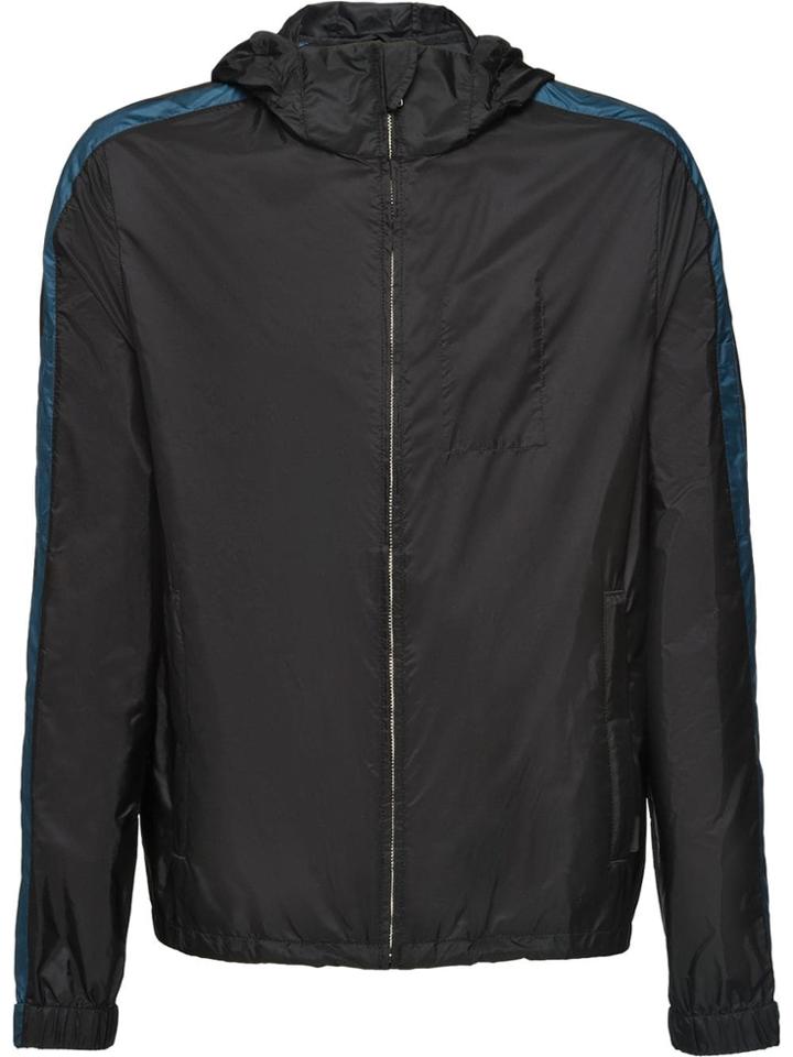 Prada Nylon Windbreaker - Black
