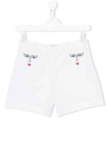Vivetta Kids Ostrica Shorts - White