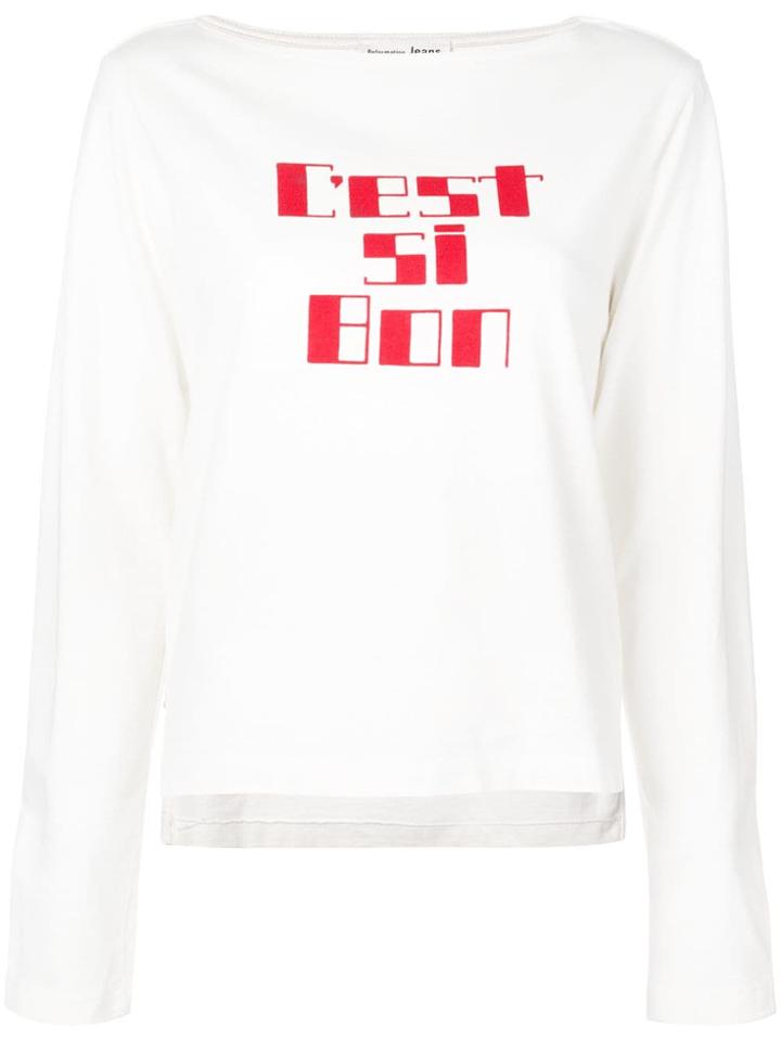 Reformation Sailor Sweatshirt - White