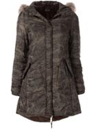 Fendi Pre-owned Logo Camouflage Coat - Brown
