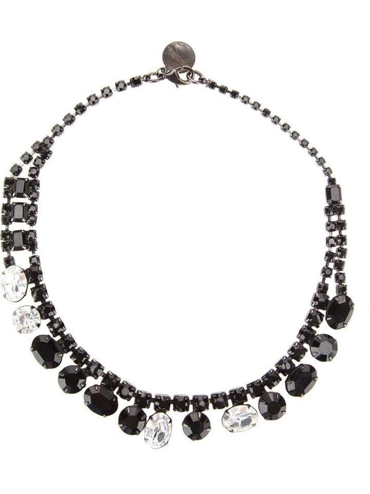 Tom Binns Asymmetric Crystal Necklace
