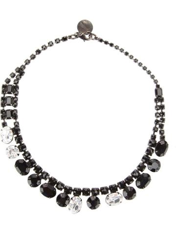 Tom Binns Asymmetric Crystal Necklace