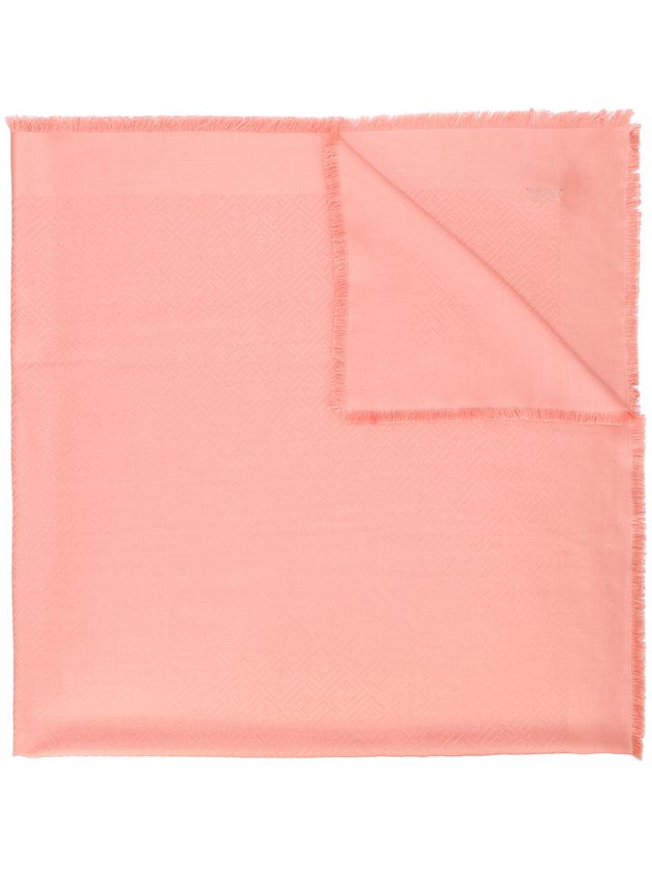 Fendi - Signature Shawl - Women - Silk/wool - One Size, Nude/neutrals, Silk/wool