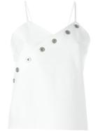 Courrèges 't07' Vest Top, Women's, Size: 40, White, Cotton